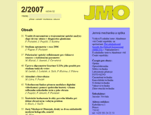 Tablet Screenshot of jmo.opto.cz