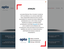 Tablet Screenshot of opto.com.br